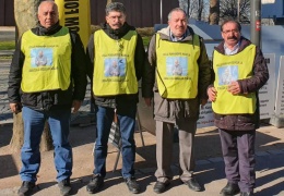 Nöbet eylemi Pforzheim grubunda