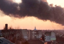 Lviv’den kara dumanlar yükseldi