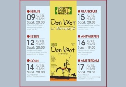 Don Kîxot, Nisan'da Avrupa'da 