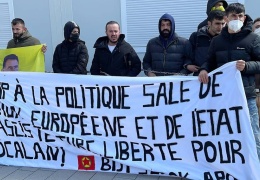 AK’de Öcalan eylemi 