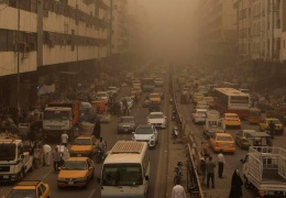 Irak’ta kum fırtınası 