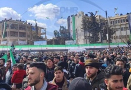 İdlib’de Türk işgal planı protesto edildi