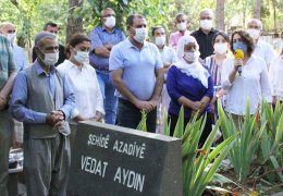 Vedat Aydın’ın mezarına ziyaret