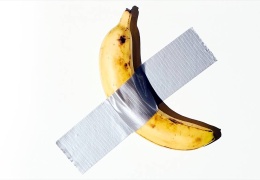 Bantlı muz 'eseri'ne dava