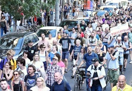 Macaristan'da vergi protestosu