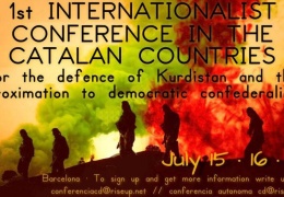 Katalonya’da Rojava konferansı 