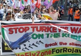 Rojava hava sahası kapatılsın!