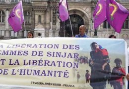 Şengal şehitleri Paris’te anıldı