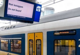 Hollanda’da demir yolu çalışanları grevde