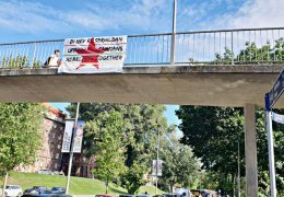 Stockholm’de gençlerden pankartlı eylem