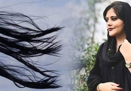 Bayraklaşan Kürt kadını saçı!..