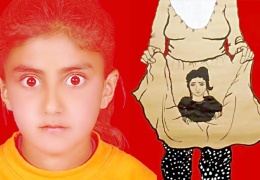 Annesinin eteğinde bir Kürt Ceylan'ı 