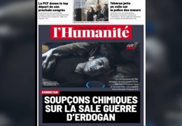 L’Humanite kimyasalı manşetine taşıdı