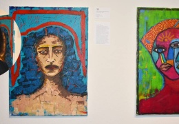 Renklerle travmayı yansıtıyor