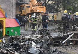 Ukrayna’da helikopter düştü, Bakan Monastırskiy ve 18 kişi öldü