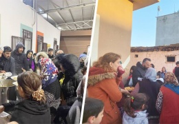 Amed esnafından ücretsiz yemek