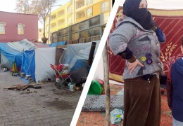 Hem savaş hem deprem mağduru