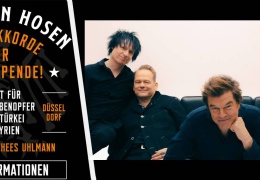 Die Toten Hosen depremzedeler için sahne aldı  