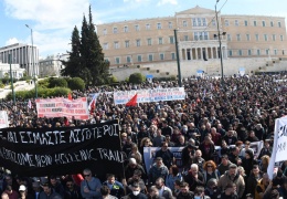 Yunanistan’da çarşambaya kadar grev