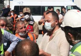 İşçiler şantiyeye hapsedildi