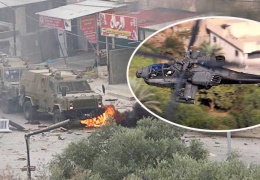 İsrail Cenin’de Apache kullandı