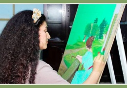 Sanat atölyesinde hayallerini gerçekleştiriyorlar