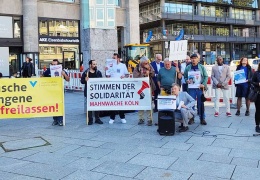 Hasta tutsaklar için Adalet Nöbeti 