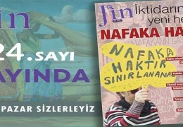 Kadının nafaka hakkı Jin Dergi’nin kapağında