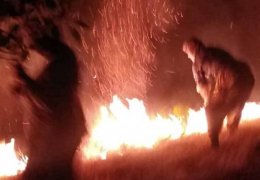 Cudi yine yakılıyor