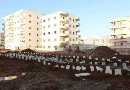 Efrîn’de mezarlarla da savaştılar