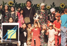 Çocuklar sanatla büyüyor