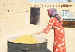 Kazanlar bulgur için kaynıyor