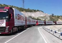 Yardım Laçin’den geçti