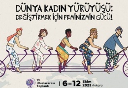 ‘Değiştirmek için feminizmin gücü’ne yasak!