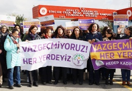 Sincan Cezaevi önünde 25 Kasım startı