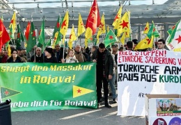 İsviçre’de 5 merkezde eylem