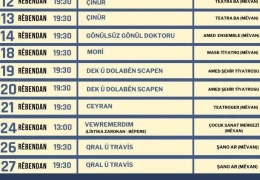 Bernameyê aşma Çeleyî yê Şanoya Bajêr a Amedî eşkera bi