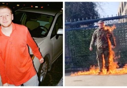 Soykırıma karşı kendini yaktı