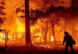 Yangın felaket boyutunda