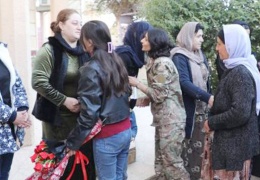 Kovan, Şengal’de zılgıtlarla karşılandı