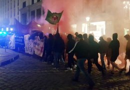 Viyana'da baskılara karşı yürüyüş