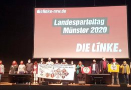 Die Linke NRW kongresinde HDP ile dayanışma