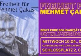 Çakas için karar duruşmasına davet