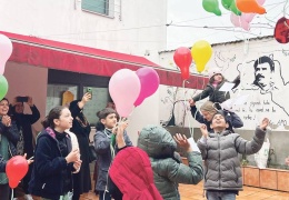 Şarkılar söylendi, fidanlar dikildi, halaylar çekildi