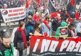 Brüksel’de sağa karşı ikinci gösteri