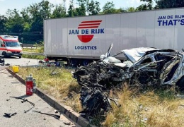 Kürt gençleri kaza yaptı