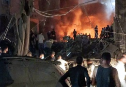 Beyrut merkez vuruldu