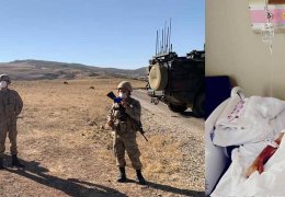 Yanına gidenlere de ateş