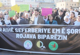 Bakur'dan Rojava'ya destek
