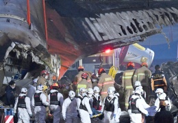 Güney Kore'de uçak kazası: 177 ölü